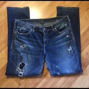 Silver Suki Slim Bootcut Jeans